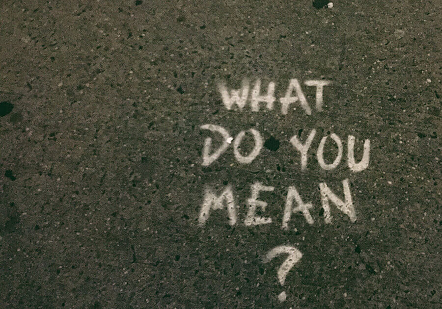 what do you mean - written on the pavement